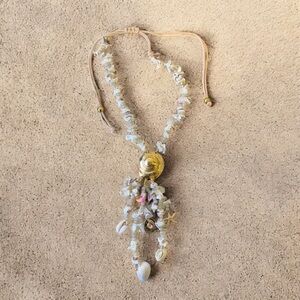 Seashell Necklace | Coastal Jewelry | Lariat | Beach | Snail